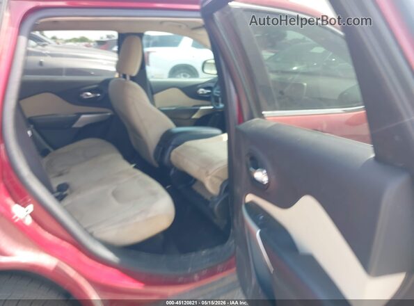 1C4PJLCB2HW649754 2017 JEEP CHEROKEE Maroon Vista de la etiqueta del VIN