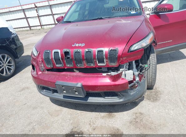 1C4PJLCB2HW649754 2017 JEEP CHEROKEE Maroon Vista frontal
