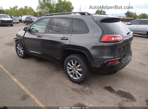 1C4PJLCB2JD588374 2018 JEEP CHEROKEE Gray Rear left