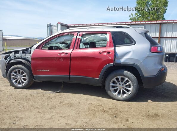 1C4PJLCB2MD121234 2021 JEEP CHEROKEE Silver Սալոնի 360 աստիճան տեսք