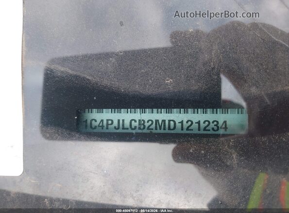 1C4PJLCB2MD121234 2021 JEEP CHEROKEE Silver Շարժիչի բաժամունքի տեսք