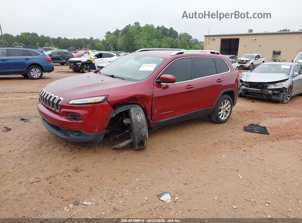 1C4PJLCB3GW126077 2016 JEEP CHEROKEE Красный Передняя левая четверть