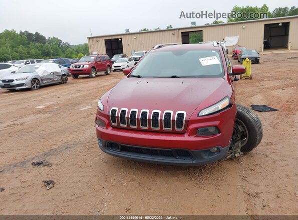 1C4PJLCB3GW126077 2016 JEEP CHEROKEE Красный Вид щитка приборов