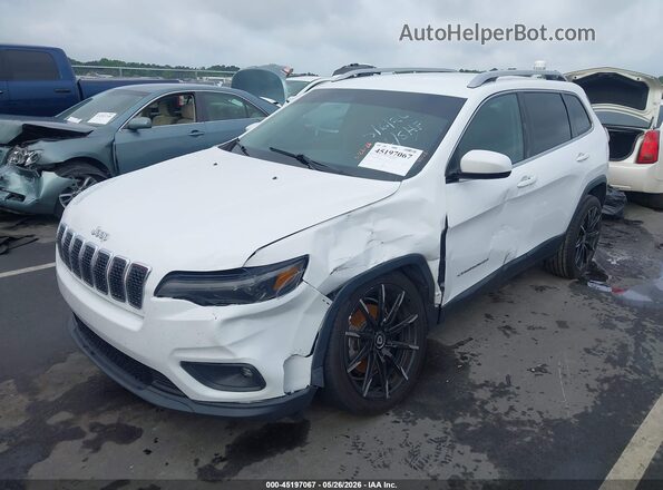 1C4PJLCB3KD178457 2019 JEEP CHEROKEE White წინა მარცხენა ხედი სამი მეოთხედიდან
