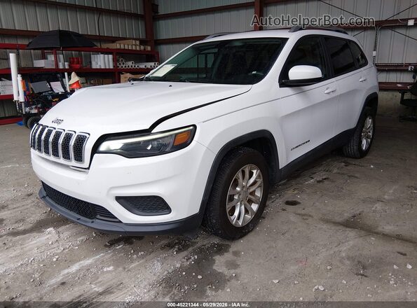 1C4PJLCB3LD521656 2020 JEEP CHEROKEE White Առջևի ձախ երեք քառորդ տեսարան
