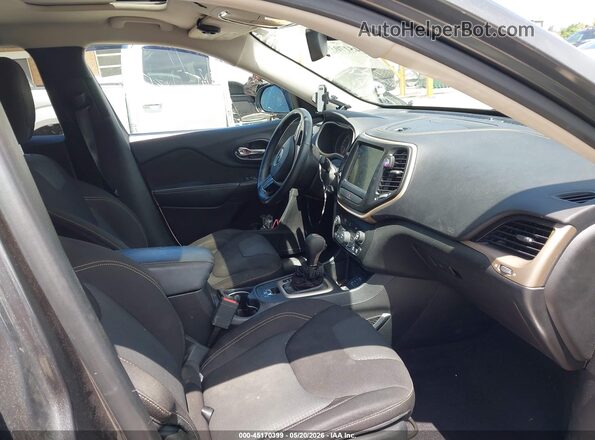 1C4PJLCB4HW534945 2017 JEEP CHEROKEE Gold Front interior view