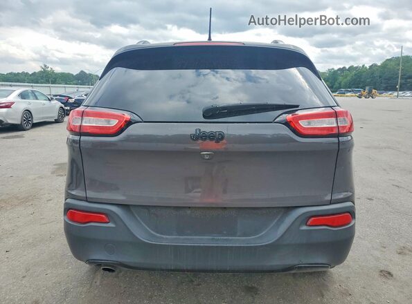 1C4PJLCB4JD518844 2018 JEEP CHEROKEE Gray უკანა ხედი