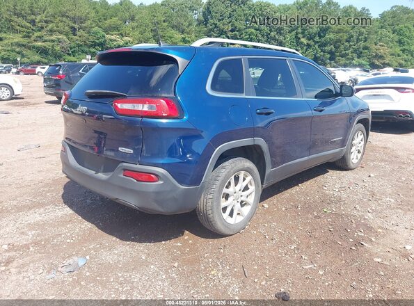 1C4PJLCB4JD528161 2018 JEEP CHEROKEE Dark Blue Trasero derecho