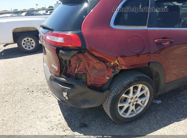 1C4PJLCB4JD605269 2018 JEEP CHEROKEE Красный Вид спереди