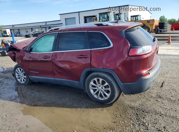 1C4PJLCB4KD297795 2019 JEEP CHEROKEE Burgundy 
