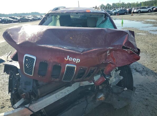 1C4PJLCB4KD297795 2019 JEEP CHEROKEE Burgundy 