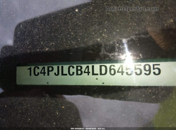1C4PJLCB4LD645595 2020 JEEP CHEROKEE Серебряный 