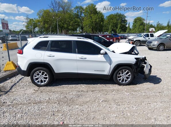 1C4PJLCB5HW549356 2017 JEEP CHEROKEE Белый Вид задней части салона