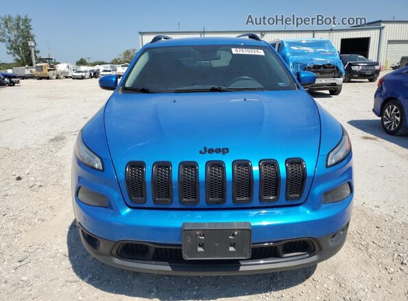 1C4PJLCB5JD538617 2018 JEEP CHEROKEE Blue 