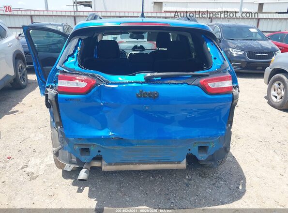 1C4PJLCB6JD561971 2018 JEEP CHEROKEE Blue Դիմացի տեսք