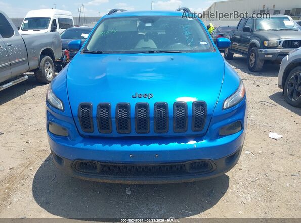 1C4PJLCB6JD561971 2018 JEEP CHEROKEE Blue Սալոնի հետևի տեսք