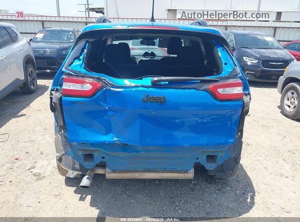 1C4PJLCB6JD561971 2018 JEEP CHEROKEE Blue 