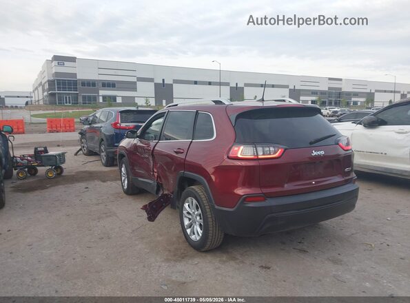 1C4PJLCB6KD428564 2019 JEEP CHEROKEE Red Rear left