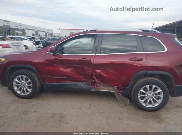 1C4PJLCB6KD428564 2019 JEEP CHEROKEE Red Front view