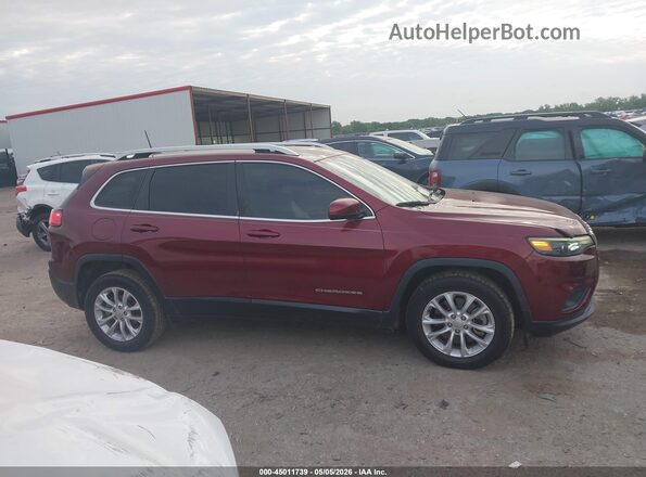 1C4PJLCB6KD428564 2019 JEEP CHEROKEE Red Rear interior view