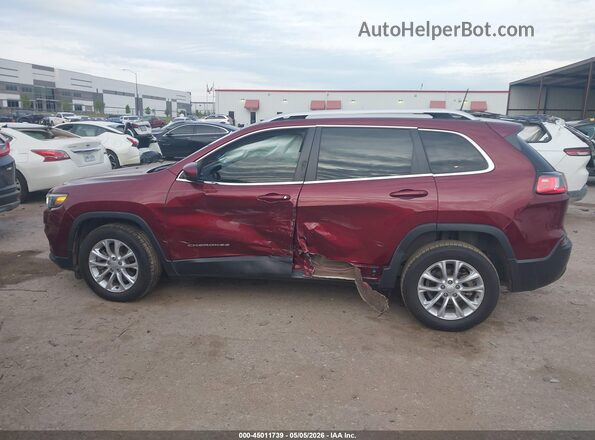 1C4PJLCB6KD428564 2019 JEEP CHEROKEE Red 360 interior view