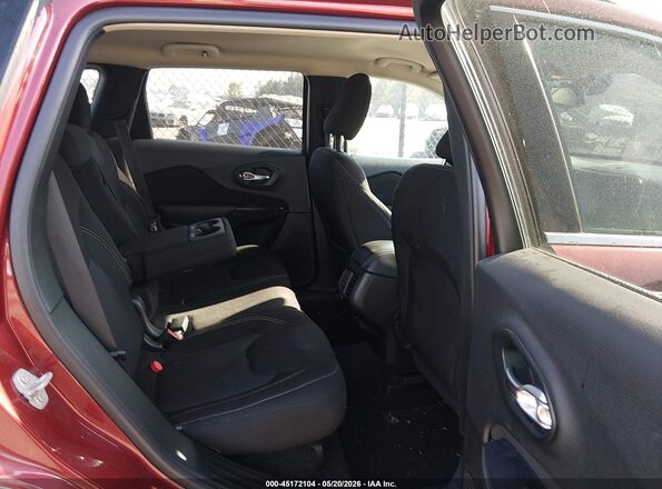 1C4PJLCB7HW561797 2017 JEEP CHEROKEE Burgundy Вид наклейки з VIN-кодом