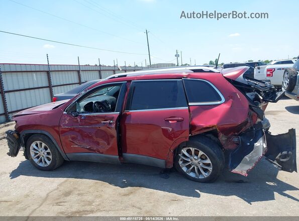 1C4PJLCB7KD333236 2019 JEEP CHEROKEE Red Սալոնի 360 աստիճան տեսք