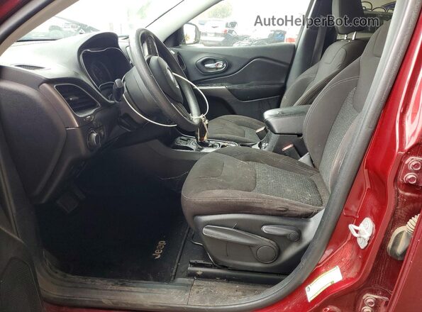 1C4PJLCB7LD536371 2020 JEEP CHEROKEE Red Widok wnętrza z przodu