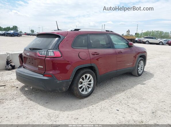 1C4PJLCB7LD628466 2020 JEEP CHEROKEE Темно-бордовый Задняя правая четверть