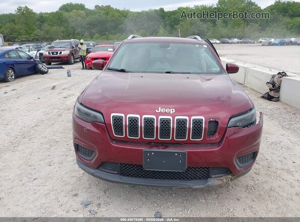 1C4PJLCB7LD628466 2020 JEEP CHEROKEE Темно-бордовый Вид панели приборов