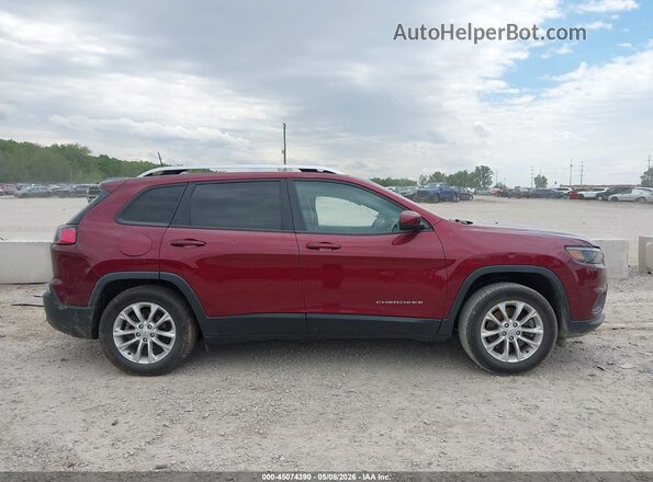 1C4PJLCB7LD628466 2020 JEEP CHEROKEE Темно-бордовый Вид щитка приборов