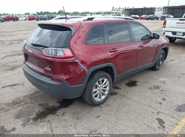 1C4PJLCB7MD103909 2021 JEEP CHEROKEE Maroon Հետևի աջ