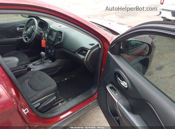 1C4PJLCB7MD103909 2021 JEEP CHEROKEE Maroon Սալոնի դիմացի տեսք