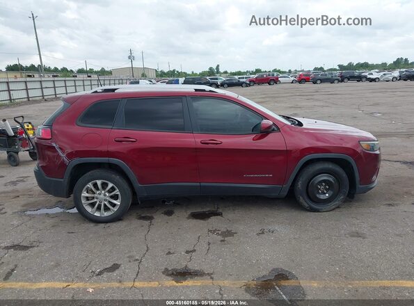 1C4PJLCB7MD103909 2021 JEEP CHEROKEE Maroon Սալոնի հետևի տեսք