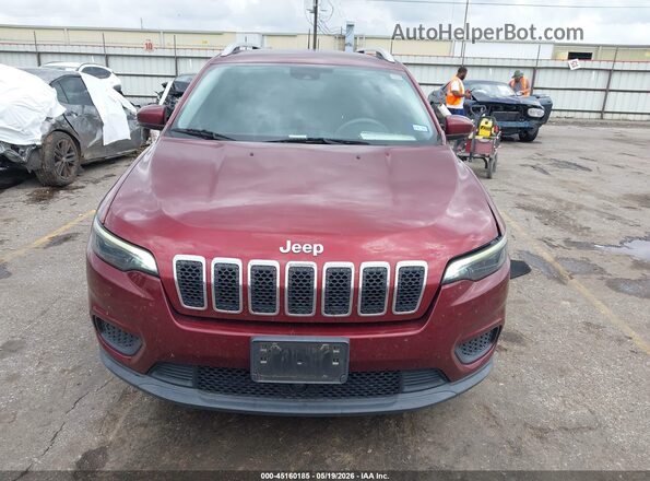 1C4PJLCB7MD103909 2021 JEEP CHEROKEE Maroon Սարքավորումների վահանակի տեսք