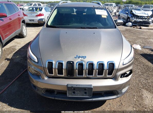 1C4PJLCB8HW623255 2017 JEEP CHEROKEE Gray Вид щитка приладів