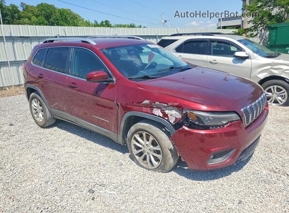 1C4PJLCBXKD203838 2019 JEEP CHEROKEE Burgundy Передня права чверть