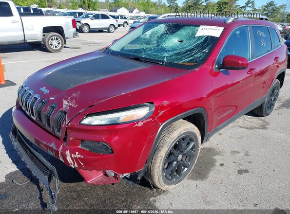 1C4PJLCS2GW138382 2016 JEEP CHEROKEE Red Вид спереду