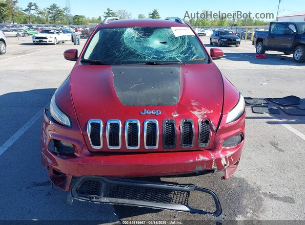 1C4PJLCS2GW138382 2016 JEEP CHEROKEE Red Вид щитка приладів