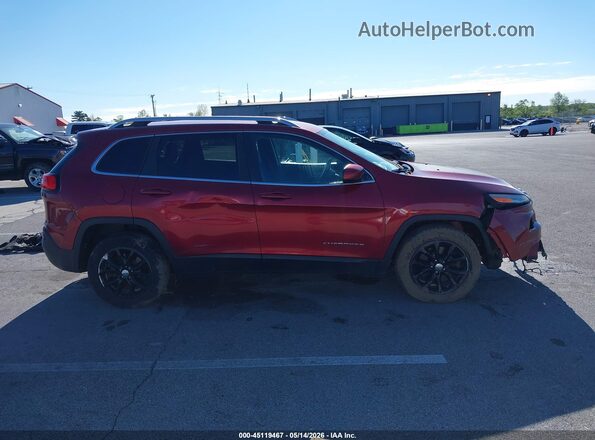 1C4PJLCS2GW138382 2016 JEEP CHEROKEE Red Вид задньої частини салону