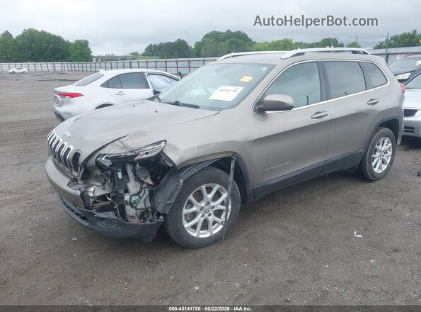 1C4PJLCS4HW624063 2017 JEEP CHEROKEE Champagne Front left