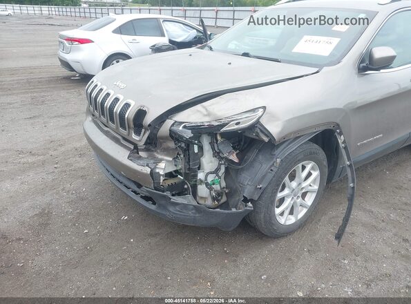 1C4PJLCS4HW624063 2017 JEEP CHEROKEE Champagne Front view