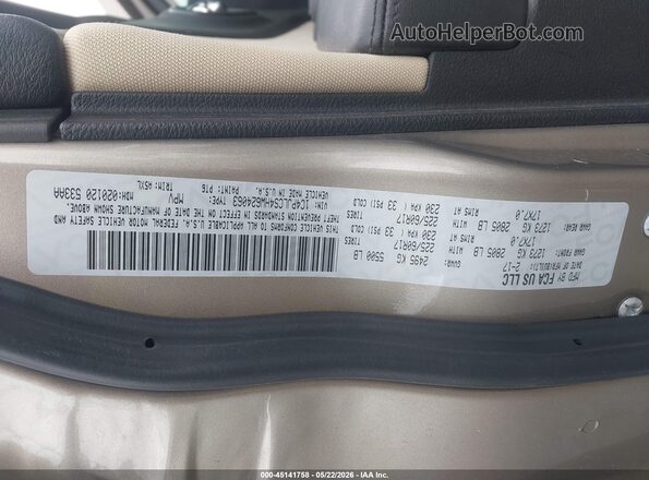 1C4PJLCS4HW624063 2017 JEEP CHEROKEE Champagne Engine compartment view