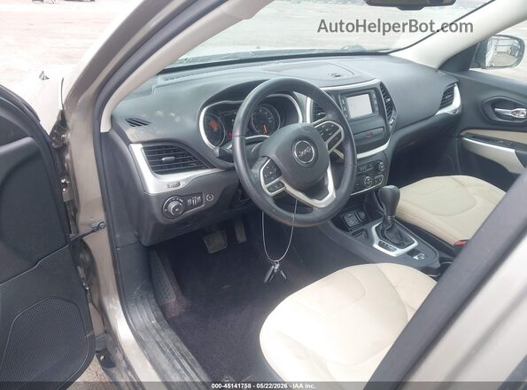 1C4PJLCS4HW624063 2017 JEEP CHEROKEE Champagne 