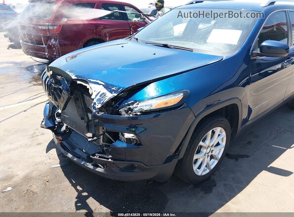 1C4PJLCX2JD553314 2018 JEEP CHEROKEE Blue 