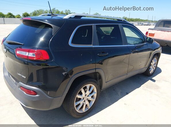 1C4PJLDB0HW526095 2017 JEEP CHEROKEE Черный Задняя правая четверть