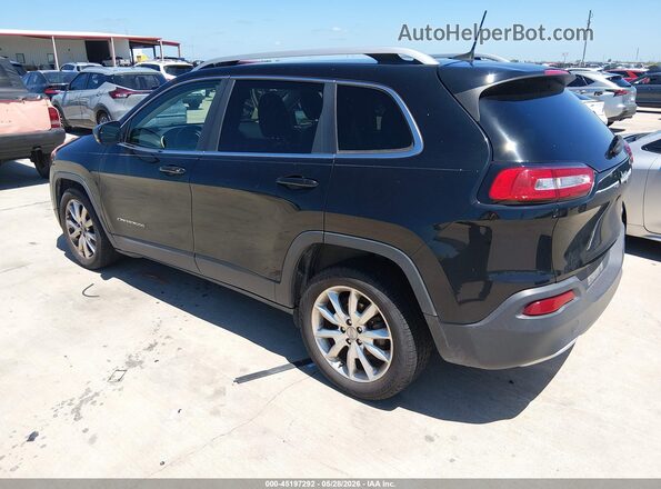 1C4PJLDB0HW526095 2017 JEEP CHEROKEE Черный Задняя левая четверть