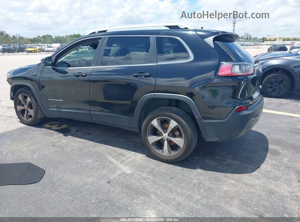 1C4PJLDB1KD197104 2019 JEEP CHEROKEE Черный Задняя левая четверть