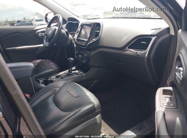 1C4PJLDB1KD197104 2019 JEEP CHEROKEE Черный Вид салона спереди