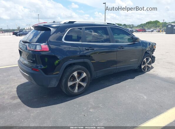 1C4PJLDB1KD197104 2019 JEEP CHEROKEE Черный Задняя правая четверть